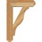 Ekena Millwork Funston Craftsman Rough Sawn Bracket, Western Red Cedar, 4"W x 18"D x 26"H BKT04X18X26FST04RWR - alternate 3